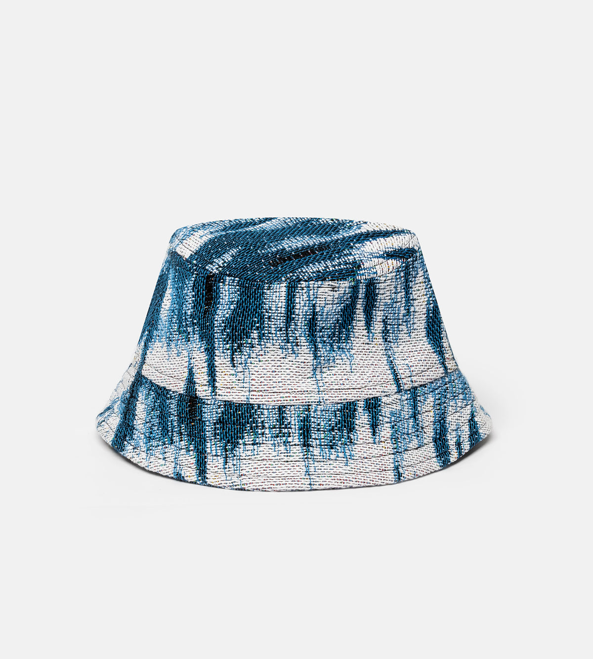 BLUE TIE DYE BUCKET HAT