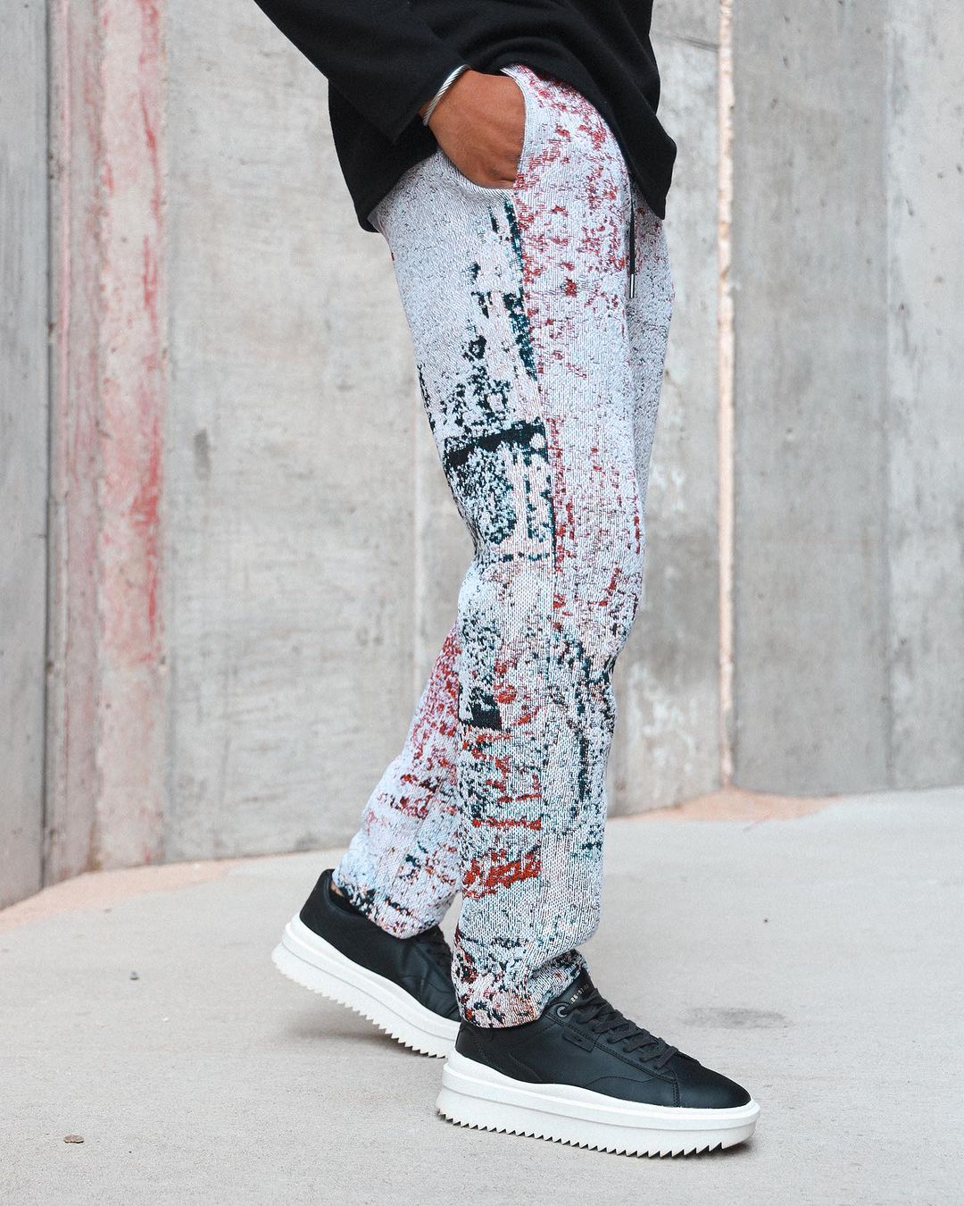 PINK SPLATTER PANTS