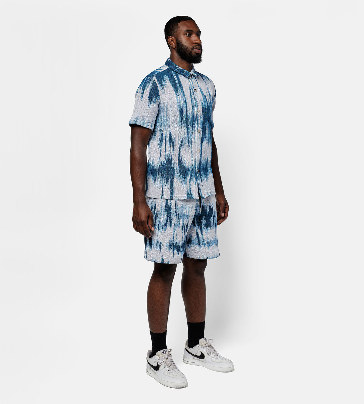 BLUE TIE DYE SHIRT