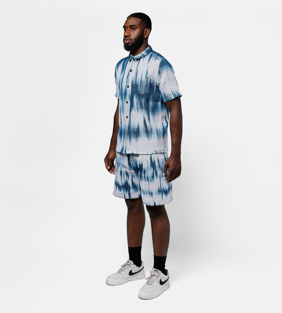 BLUE TIE DYE SHIRT