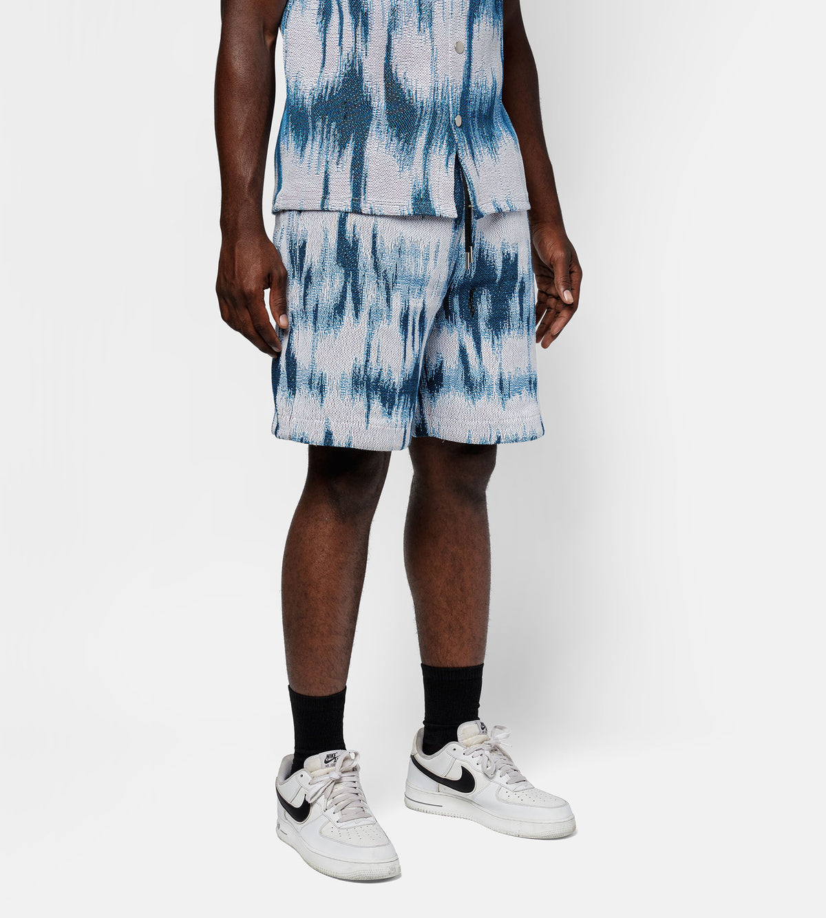 BLUE TIE DYE SHORTS