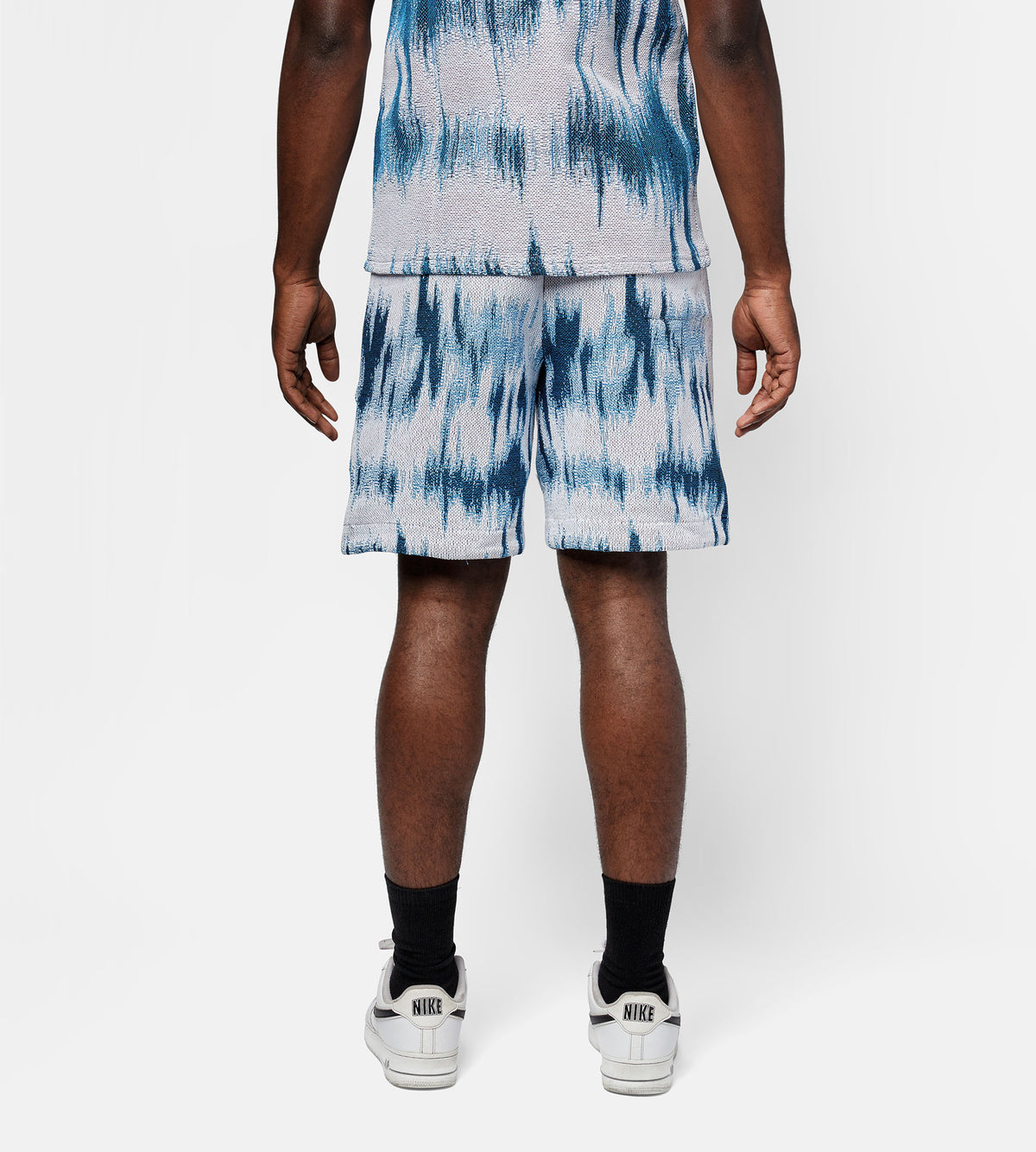 BLUE TIE DYE SHORTS