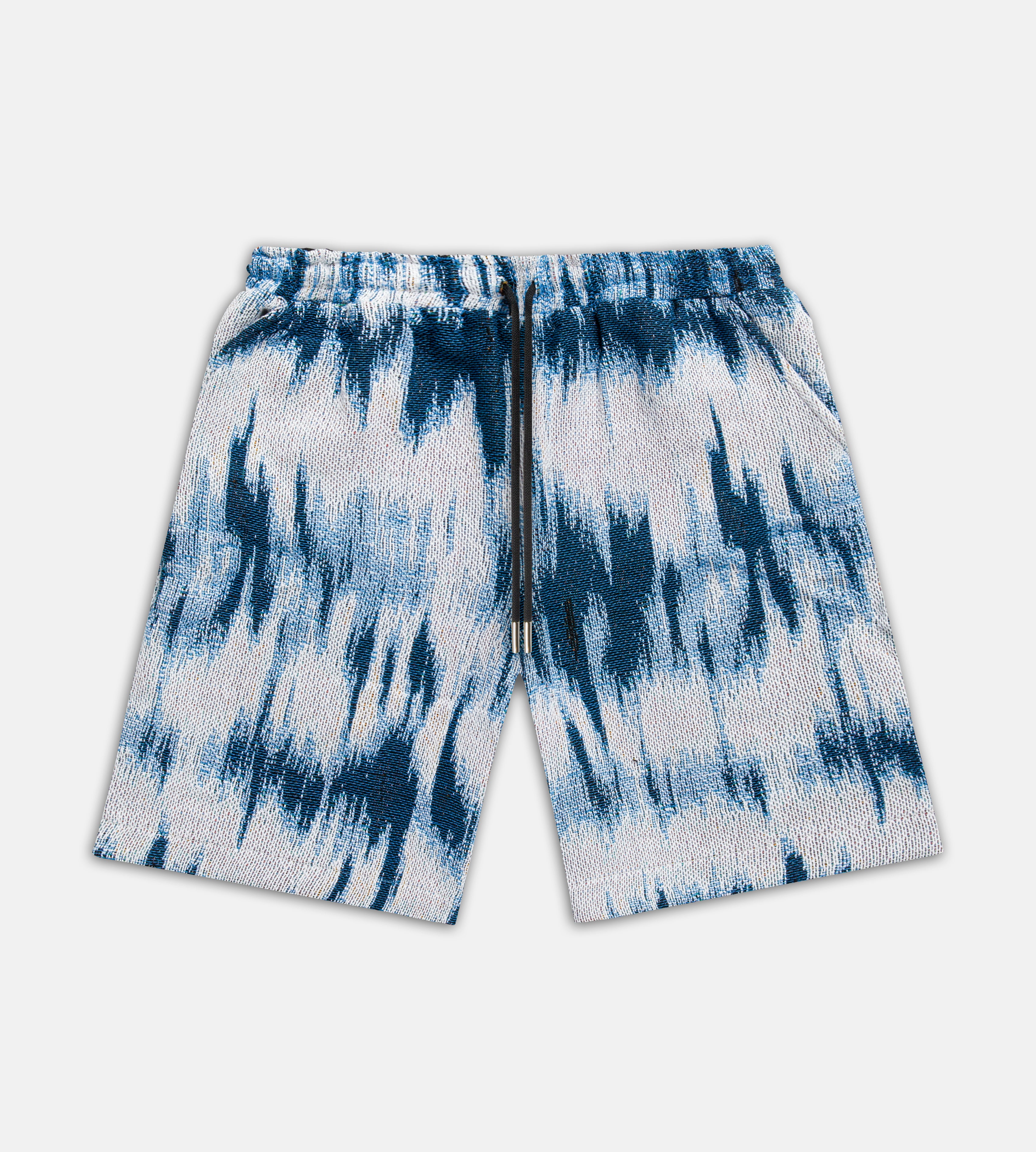 Blue tie 2025 dye shorts